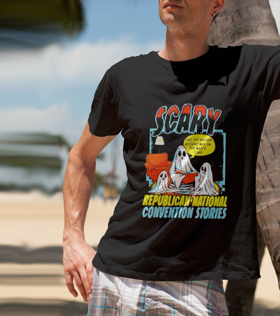 Scary Republican National Convention Stories Ghosts Reading Tales T-Shirt