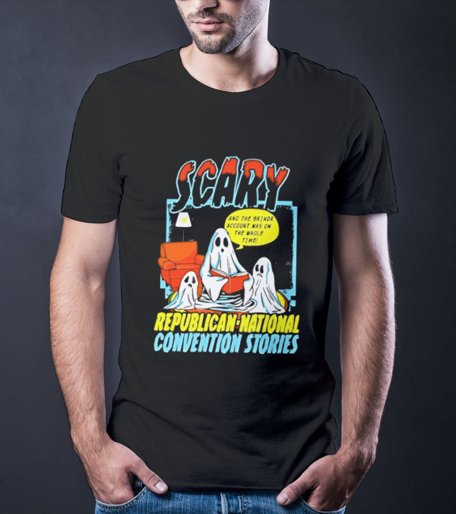 Scary Republican National Convention Stories Ghosts Reading Tales T-Shirt