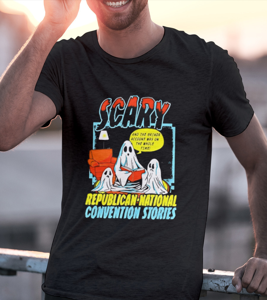 Scary Republican National Convention Stories Ghosts Reading Tales T-Shirt