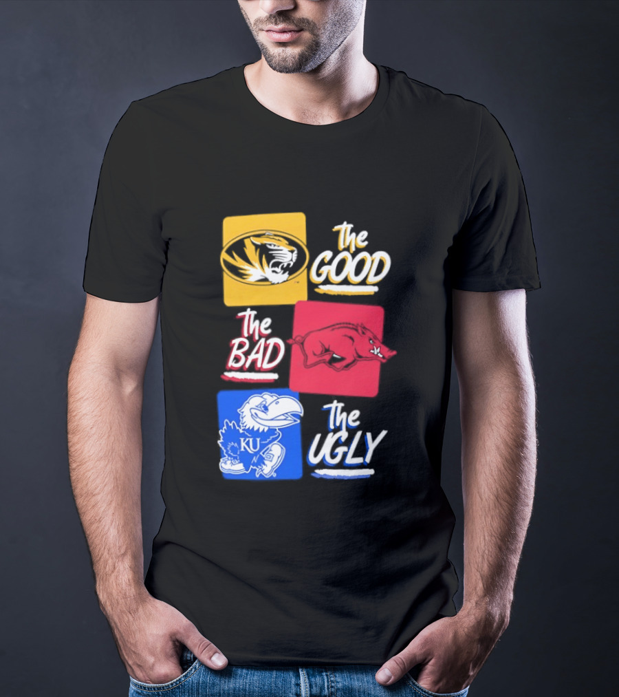 Missouri Tigers The Good The Bad The Ugly Kansas Jayhawks Rivalry T-Shirt