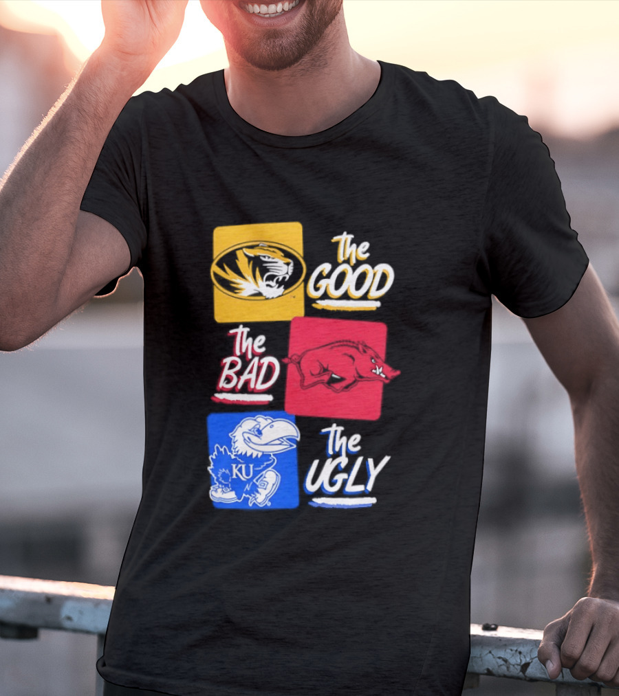 Missouri Tigers The Good The Bad The Ugly Kansas Jayhawks Rivalry T-Shirt