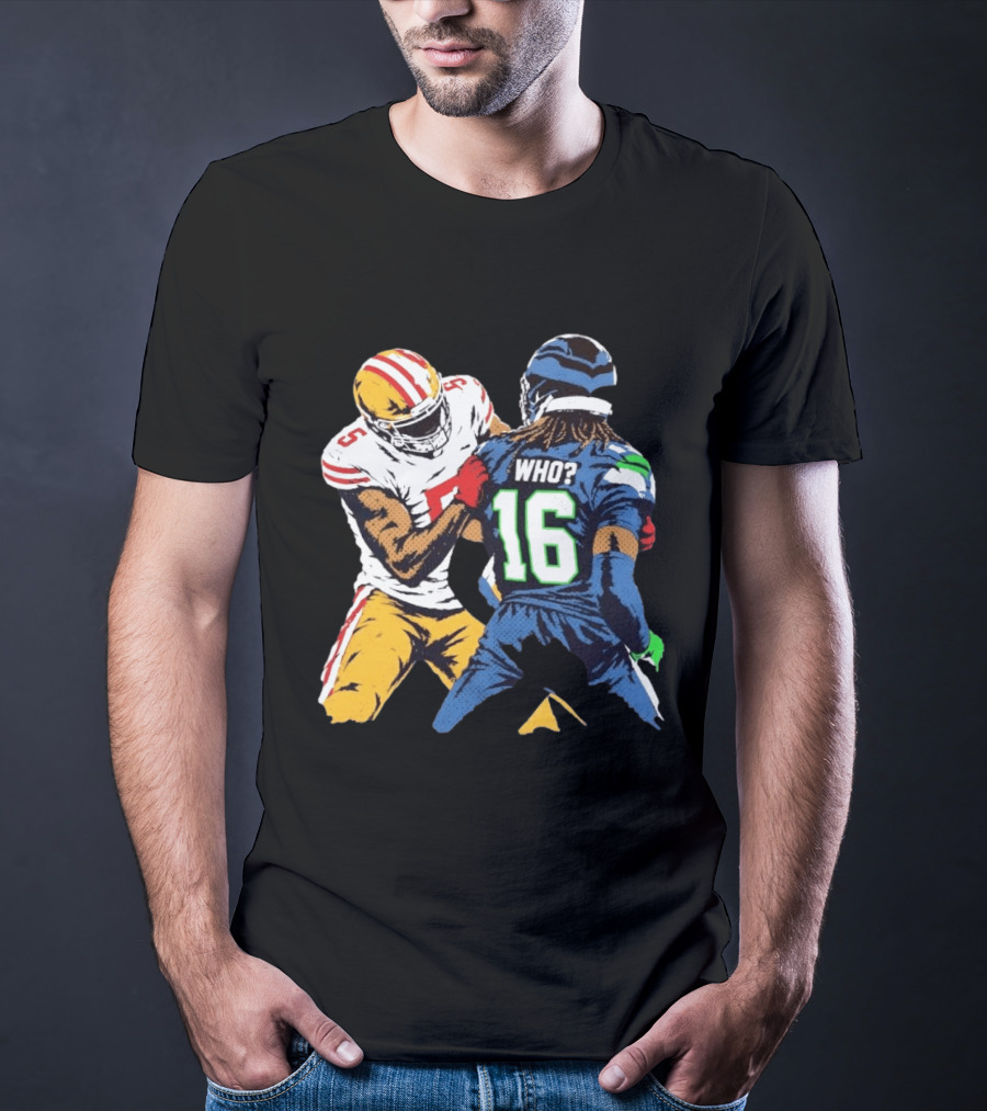 New King Who Dis Football 49ers Vs Seahawks Clash T-Shirt