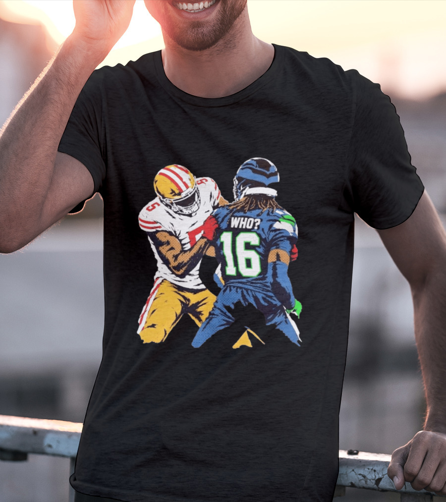New King Who Dis Football 49ers Vs Seahawks Clash T-Shirt