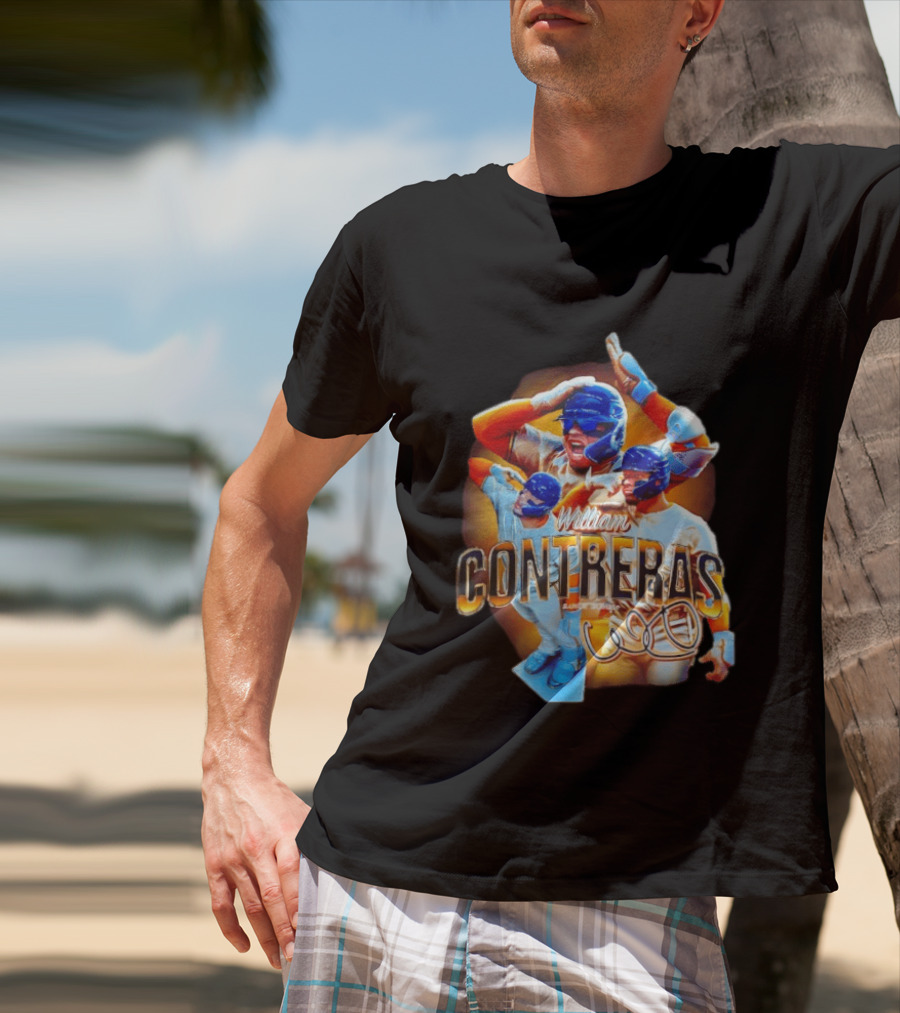 William Contreras Milwaukee Brewers Player Collage 2026 T-Shirt