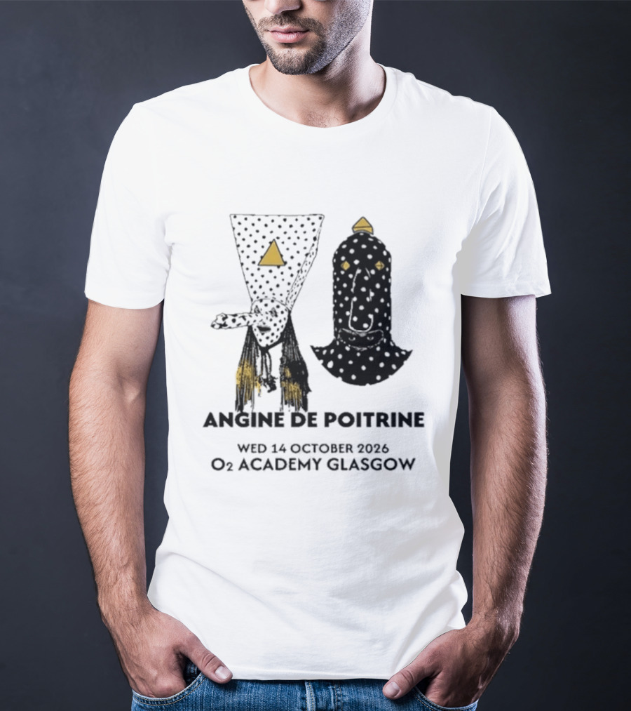 Angine De Poitrine O2 Academy Glasgow October 14 2026 T-Shirt