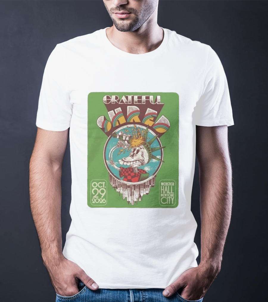 Grateful Shred Webster Hall New York City October 29 2026 Event T-Shirt