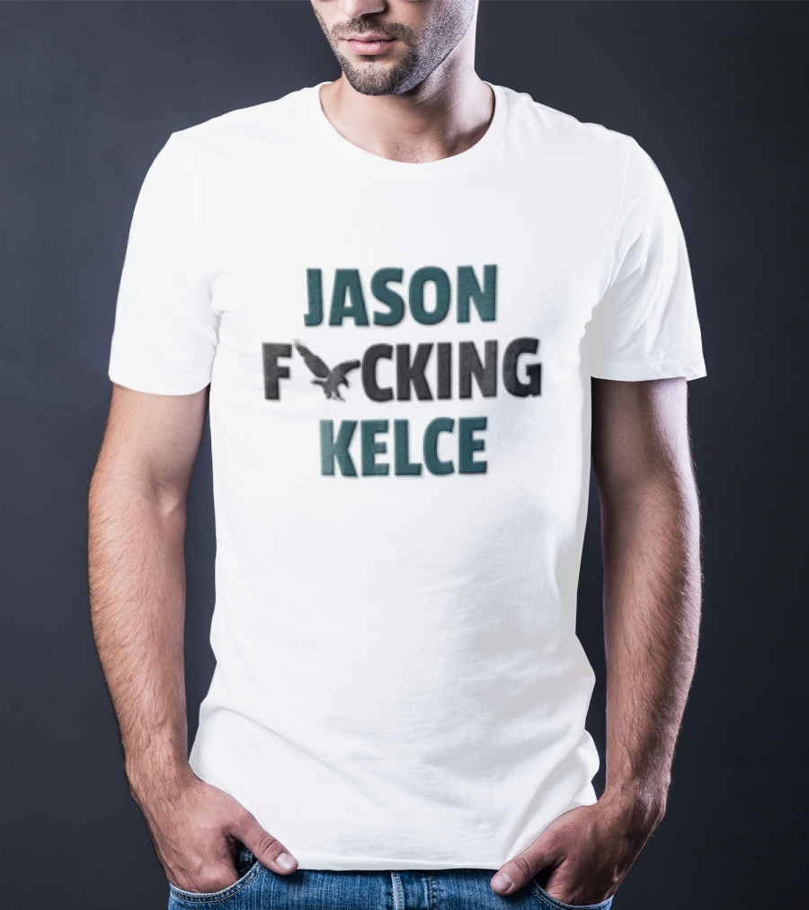 Philadelphia Eagles Jason Kelce Iconic Catchphrase Eagle T-Shirt