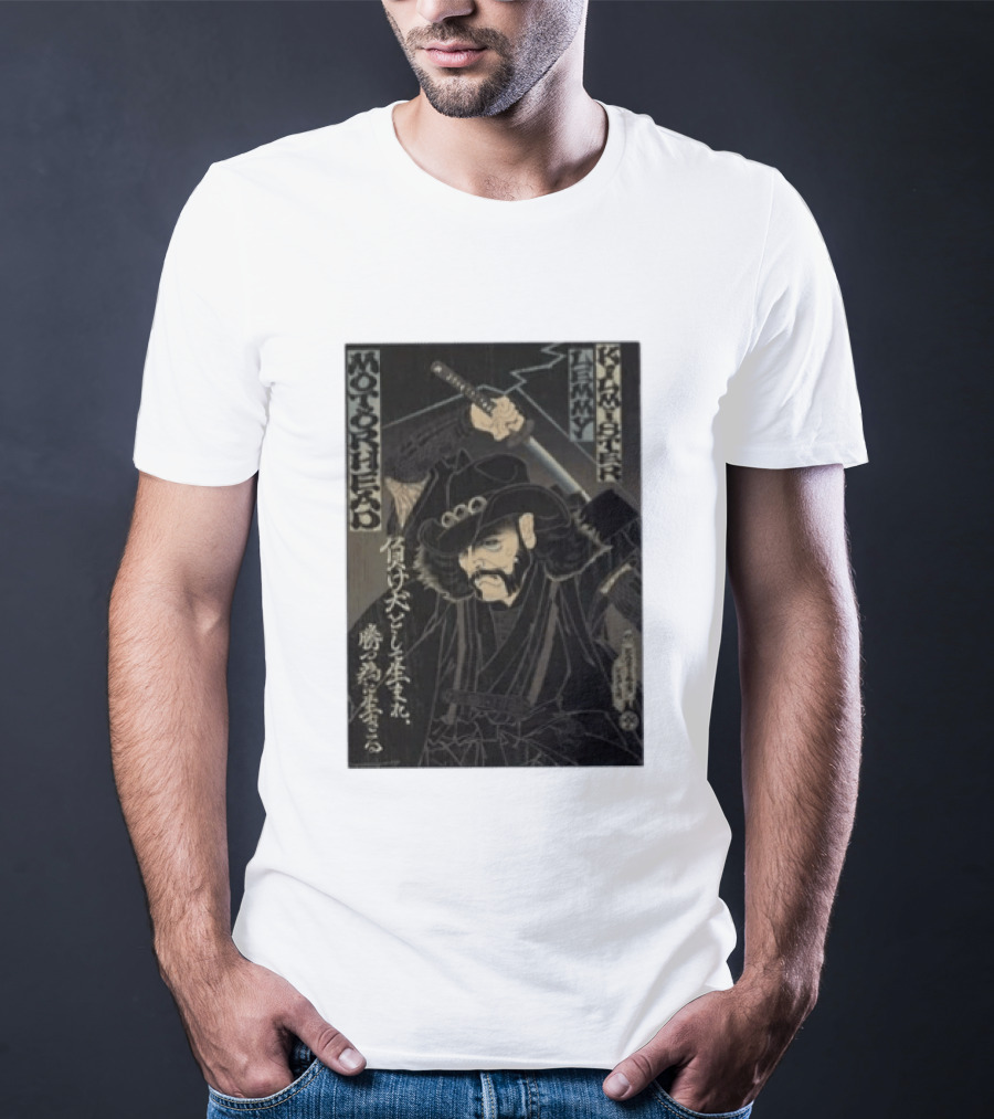 Motorhead Lemmy Kilmister Samurai Japanese T-Shirt