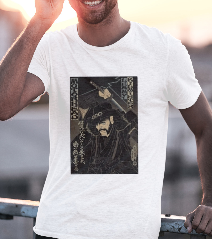 Motorhead Lemmy Kilmister Samurai Japanese T-Shirt