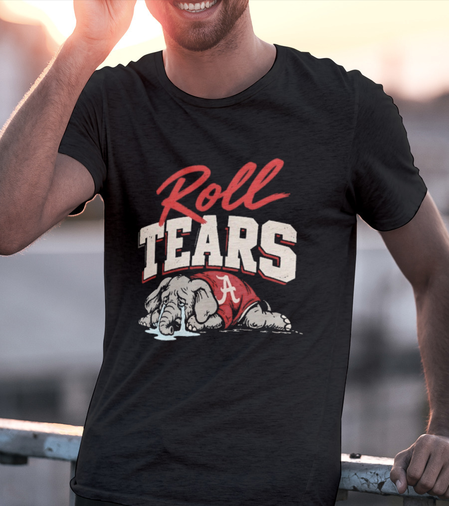 Alabama Crimson Tide Roll Tears Elephant T-Shirt