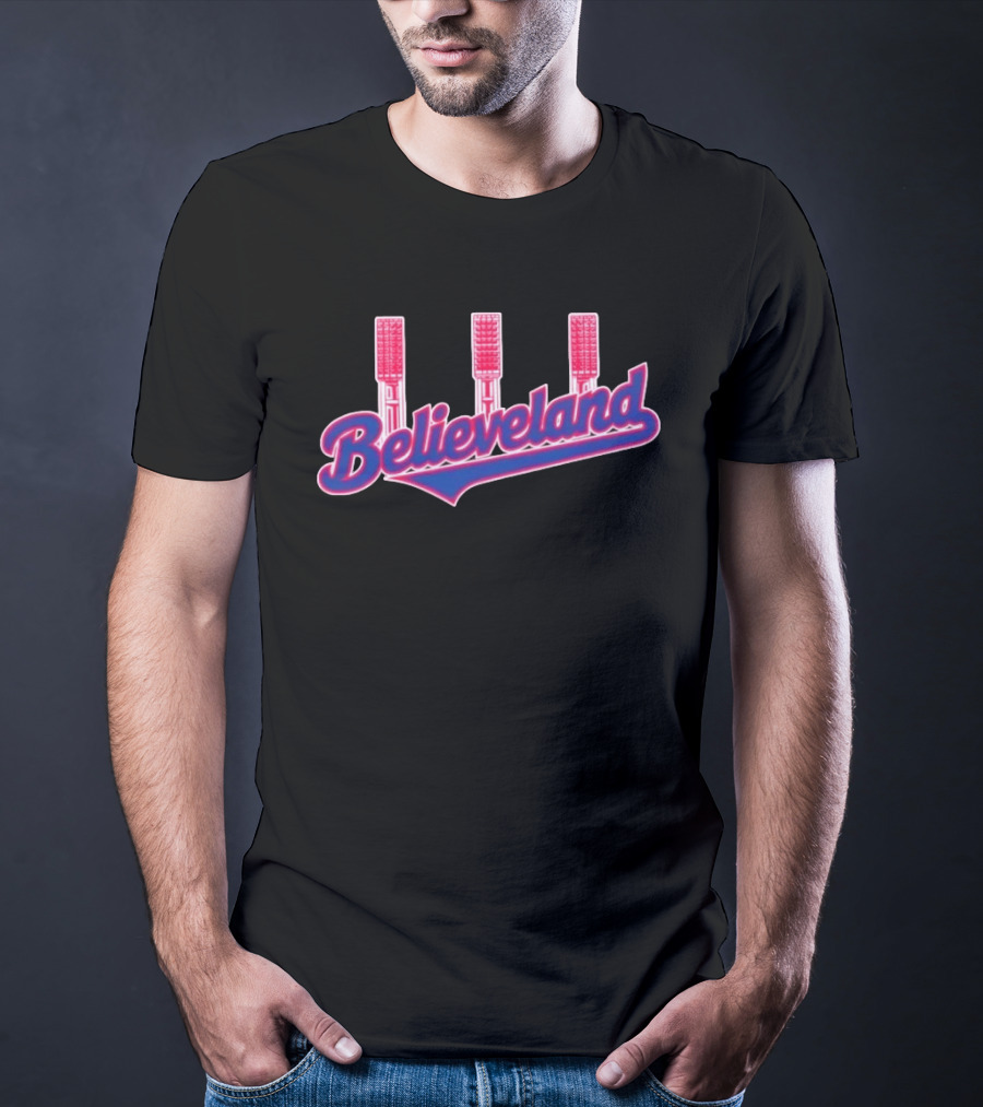 Believeland Cleveland Stadium Lights T-Shirt