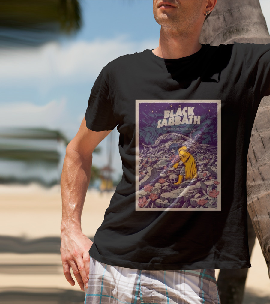 Black Sabbath Children Of The Grave October 15 2026 Event Art Nightmare Scene T-Shirt