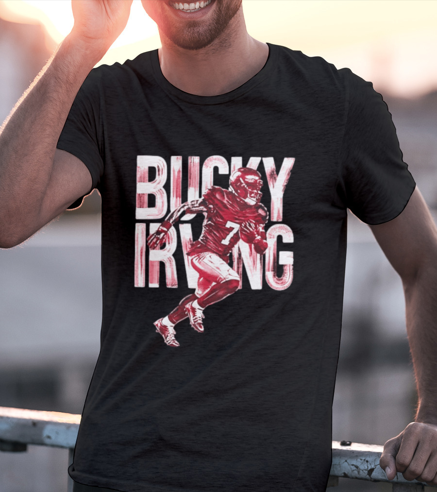 Bucky Irving Tampa Bay Buccaneers Brush Stroke Number 7 T-Shirt