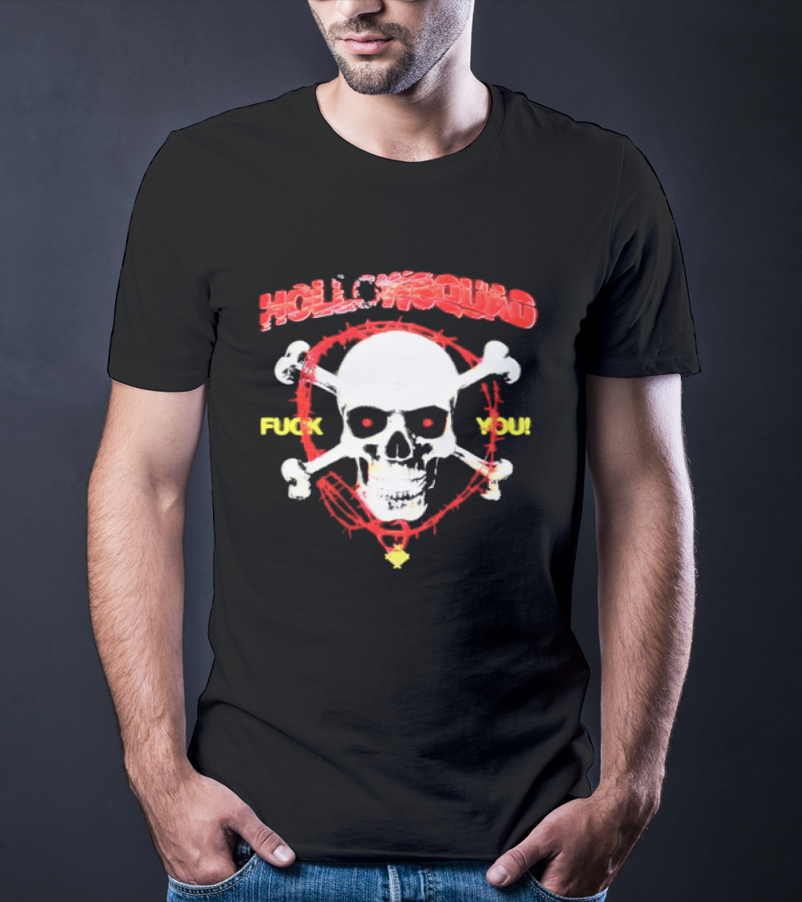 Hollowsquad Skull Crossbones Fuck You T-Shirt