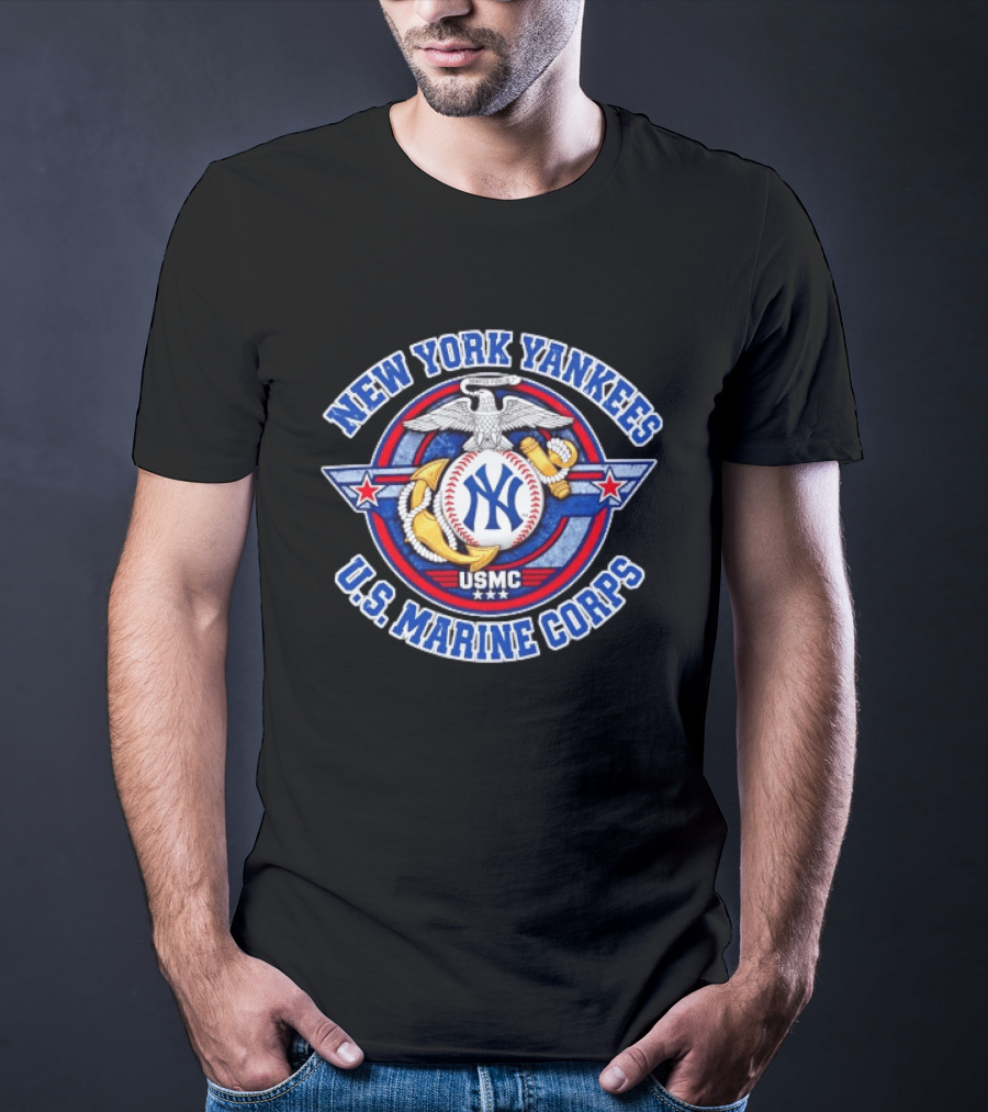 New York Yankees USMC Semper Fidelis T-Shirt