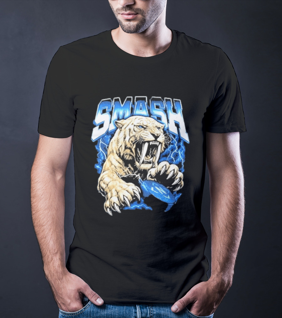 SMASH Predators 2026 Nashville Fierce Tiger Claw Lightning T-Shirt
