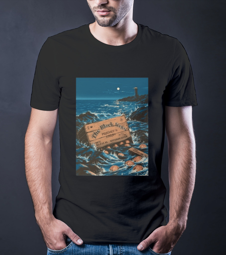 The Black Keys Peaches N Kream 2026 Halifax Concert Oct 14 Scotiabank Centre T-Shirt