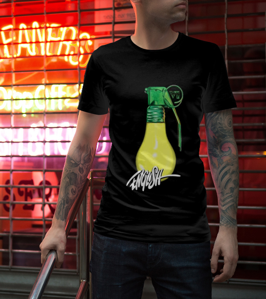 Wynwood Walls Store Ron English Light Bulb Grenade T-Shirt