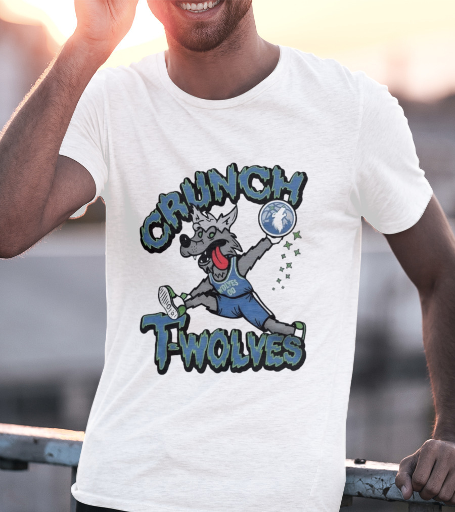 Crunch Wolves Wolves 00 Basketball T-Shirt
