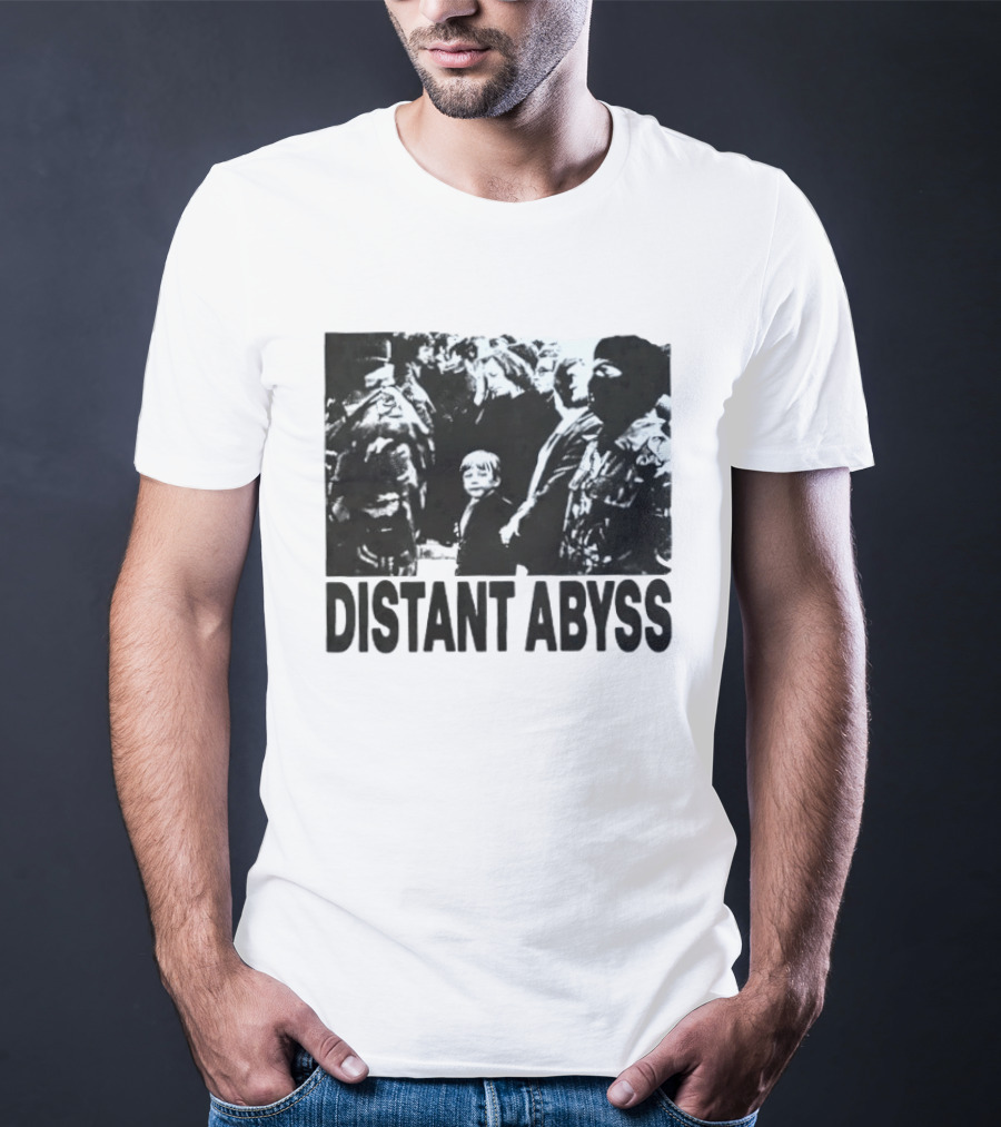 Distant Abyss Protest Conflict Military Scene T-Shirt