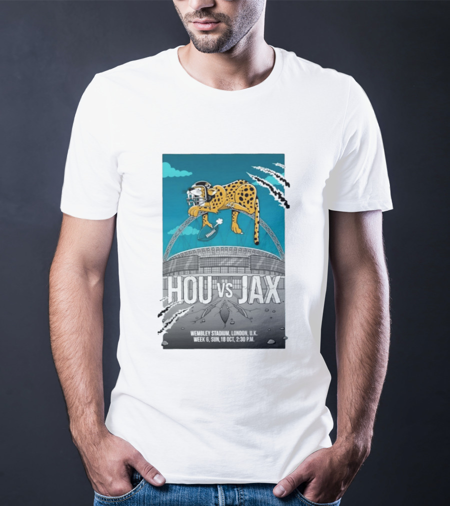 HOU Vs JAX Wembley Stadium London Week 6 Sun 18 Oct 2:30 PM T-Shirt