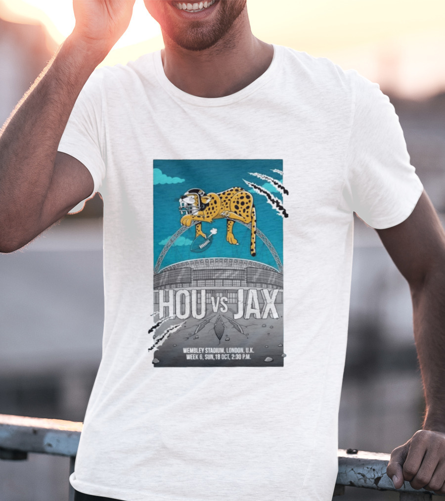HOU Vs JAX Wembley Stadium London Week 6 Sun 18 Oct 2:30 PM T-Shirt