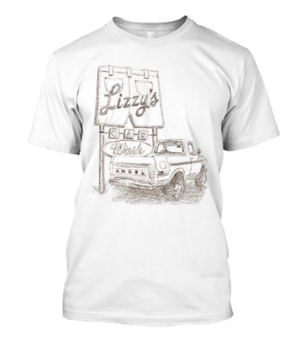 Lizzy Mcalpine Store Lizzy's Car Wash Service T-Shirt