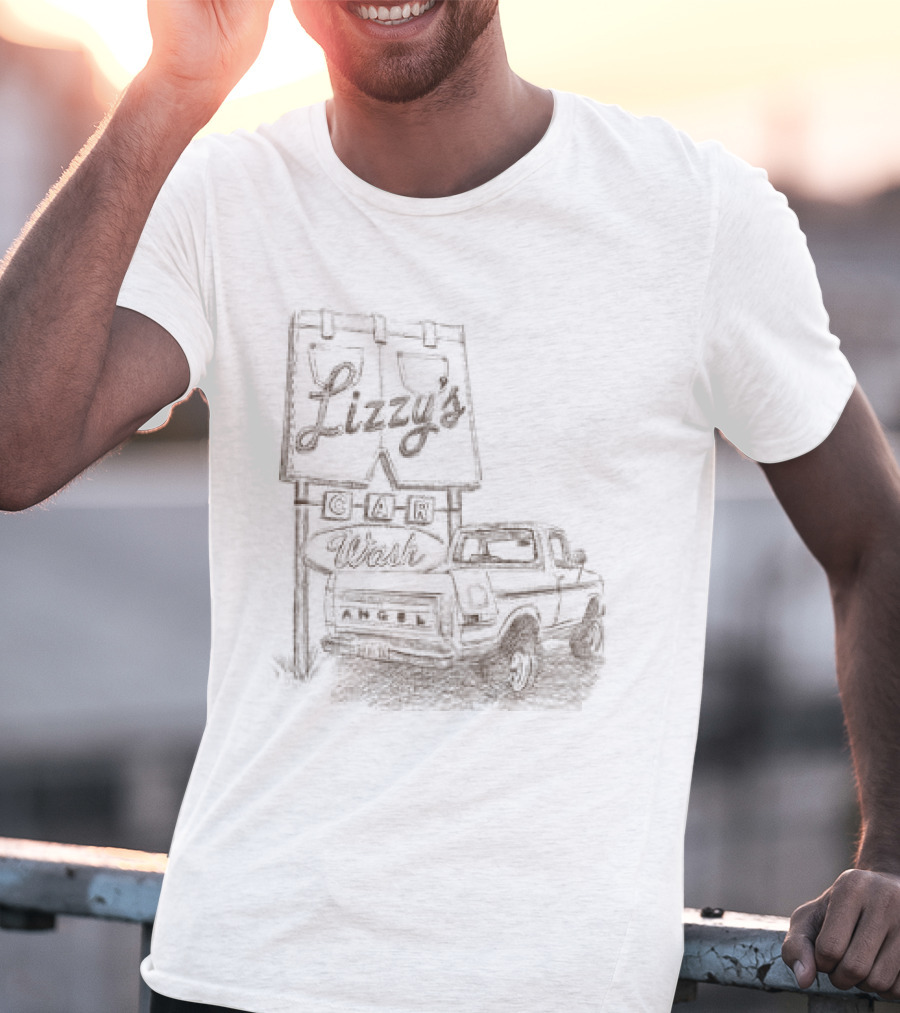 Lizzy Mcalpine Store Lizzy's Car Wash Service T-Shirt