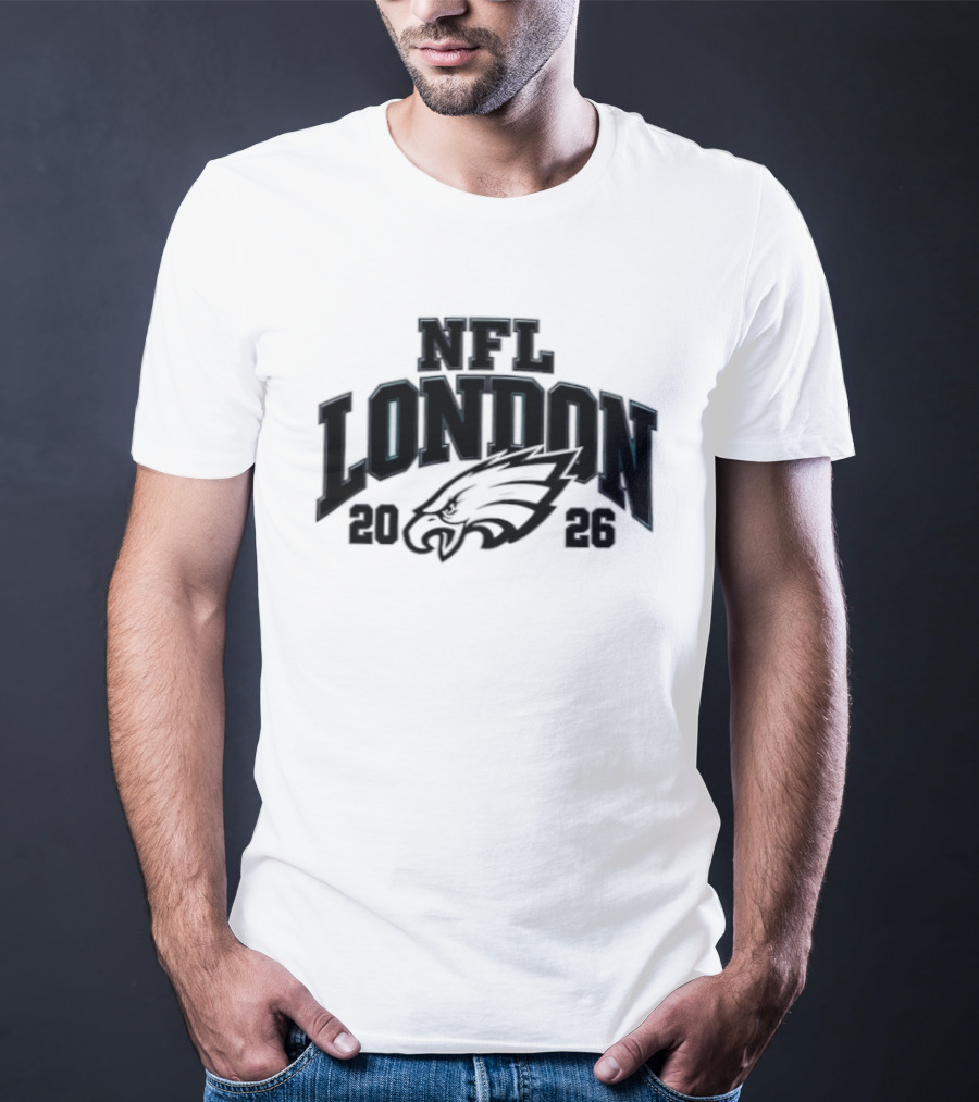 Philadelphia Eagles NFL London 2026 Football Event T-Shirt