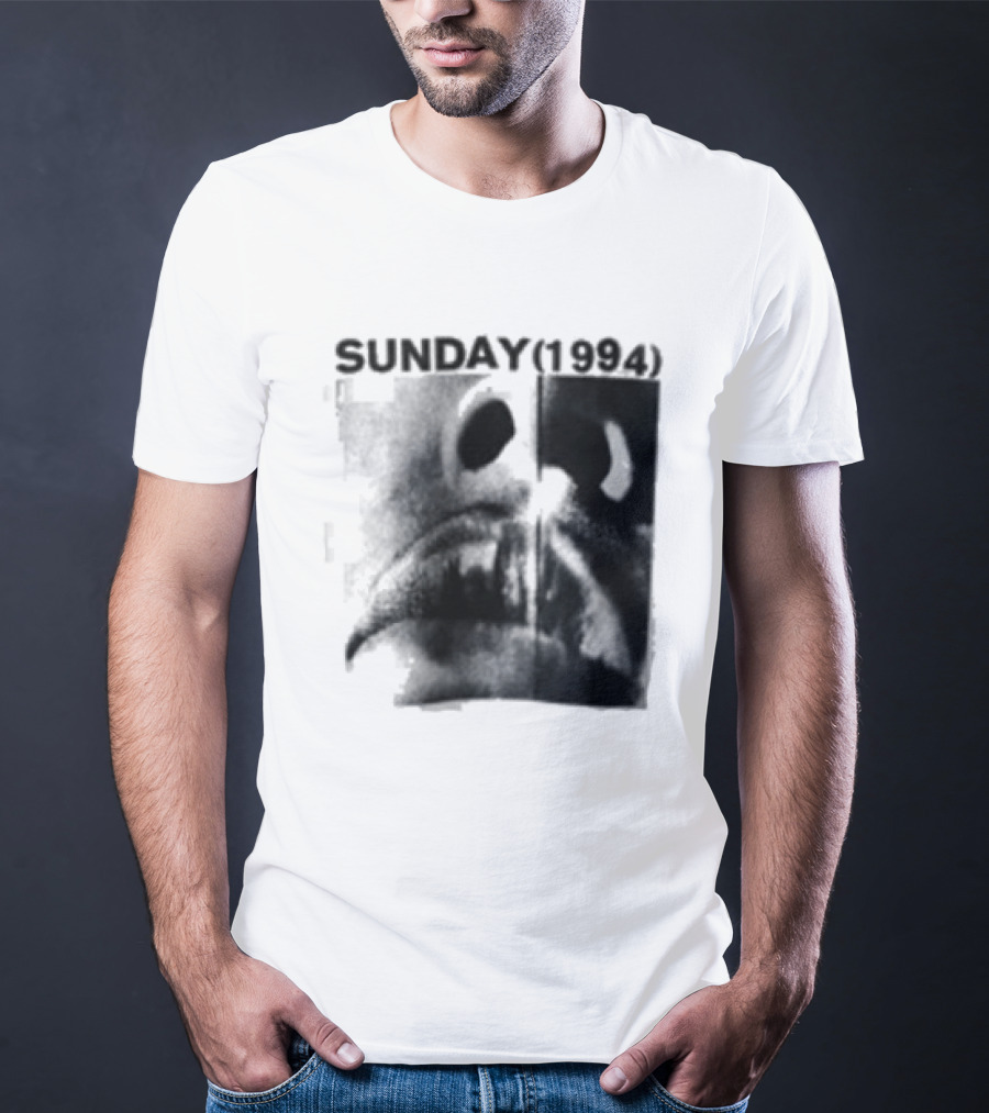Sunday 1994 The Debut Tour Vintage Nostalgia Black And White Face T-Shirt