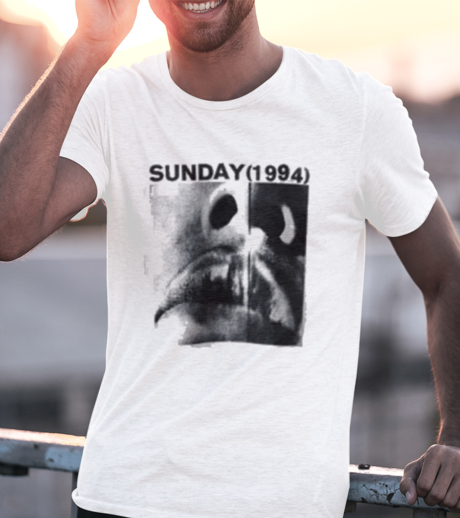 Sunday 1994 The Debut Tour Vintage Nostalgia Black And White Face T-Shirt