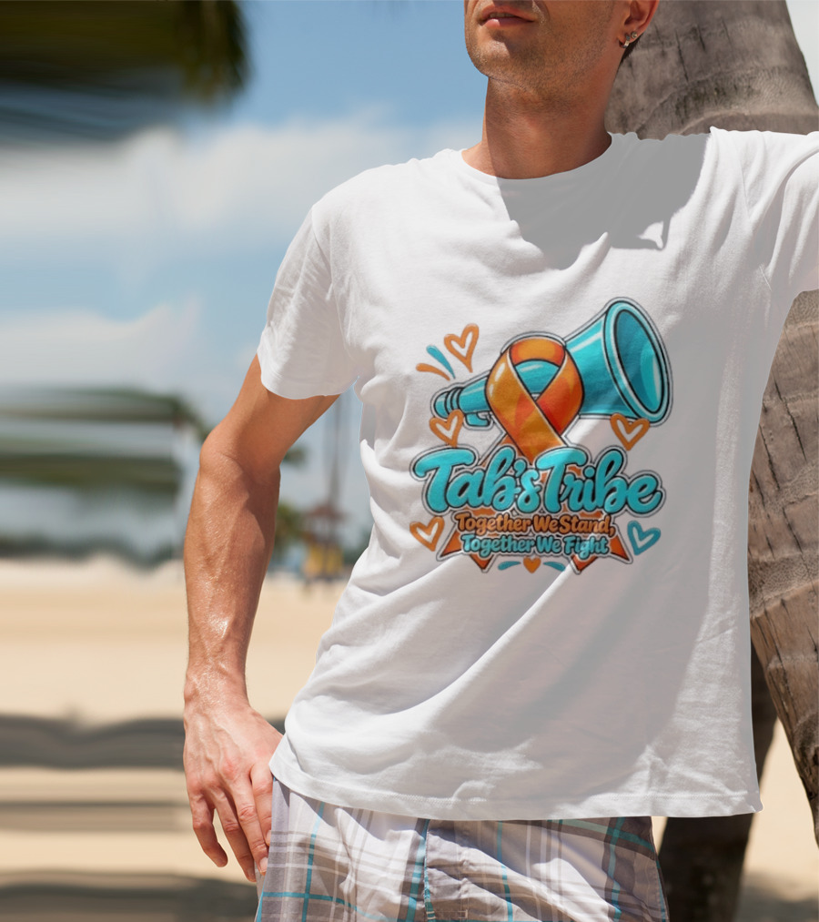 Tab's Tribe Orange Ribbon Together We Stand Fight T-Shirt