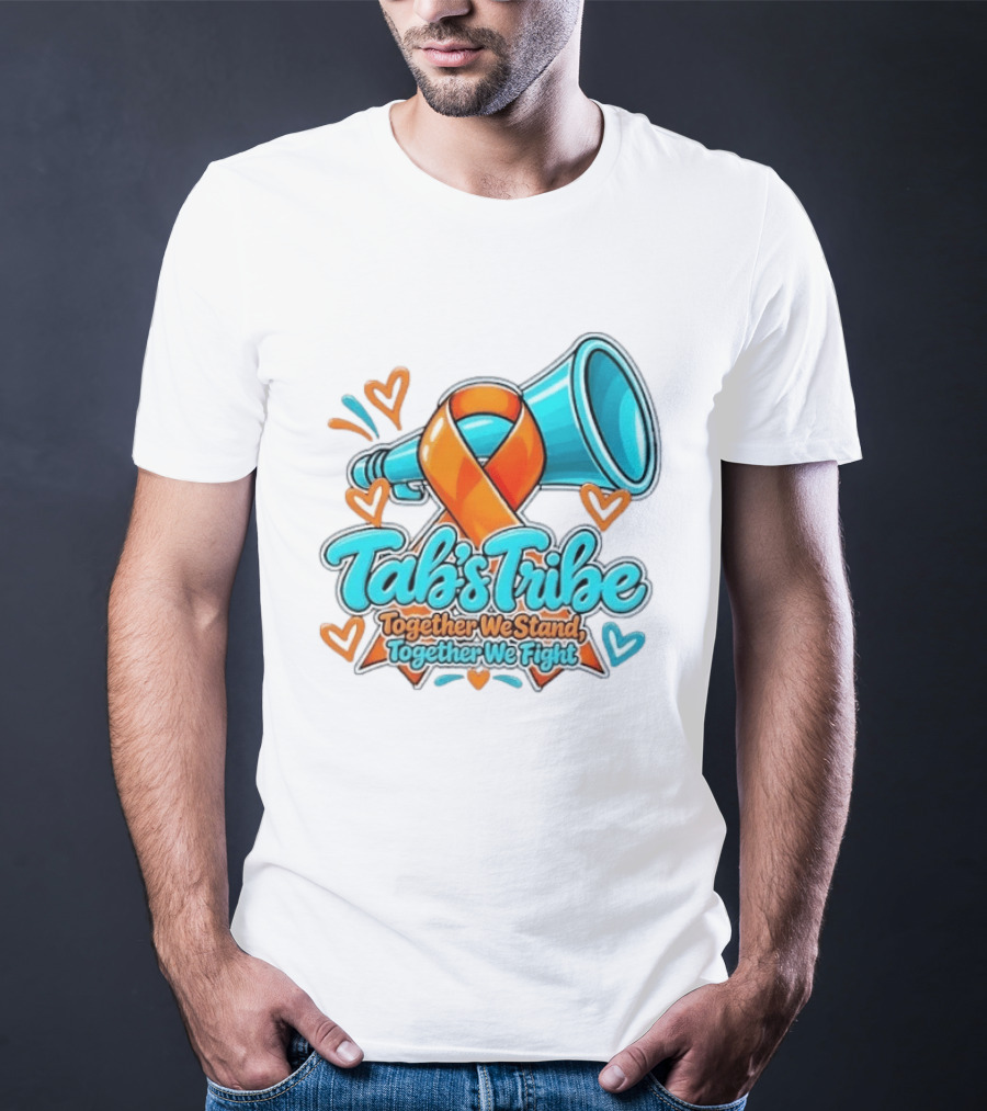 Tab's Tribe Orange Ribbon Together We Stand Fight T-Shirt