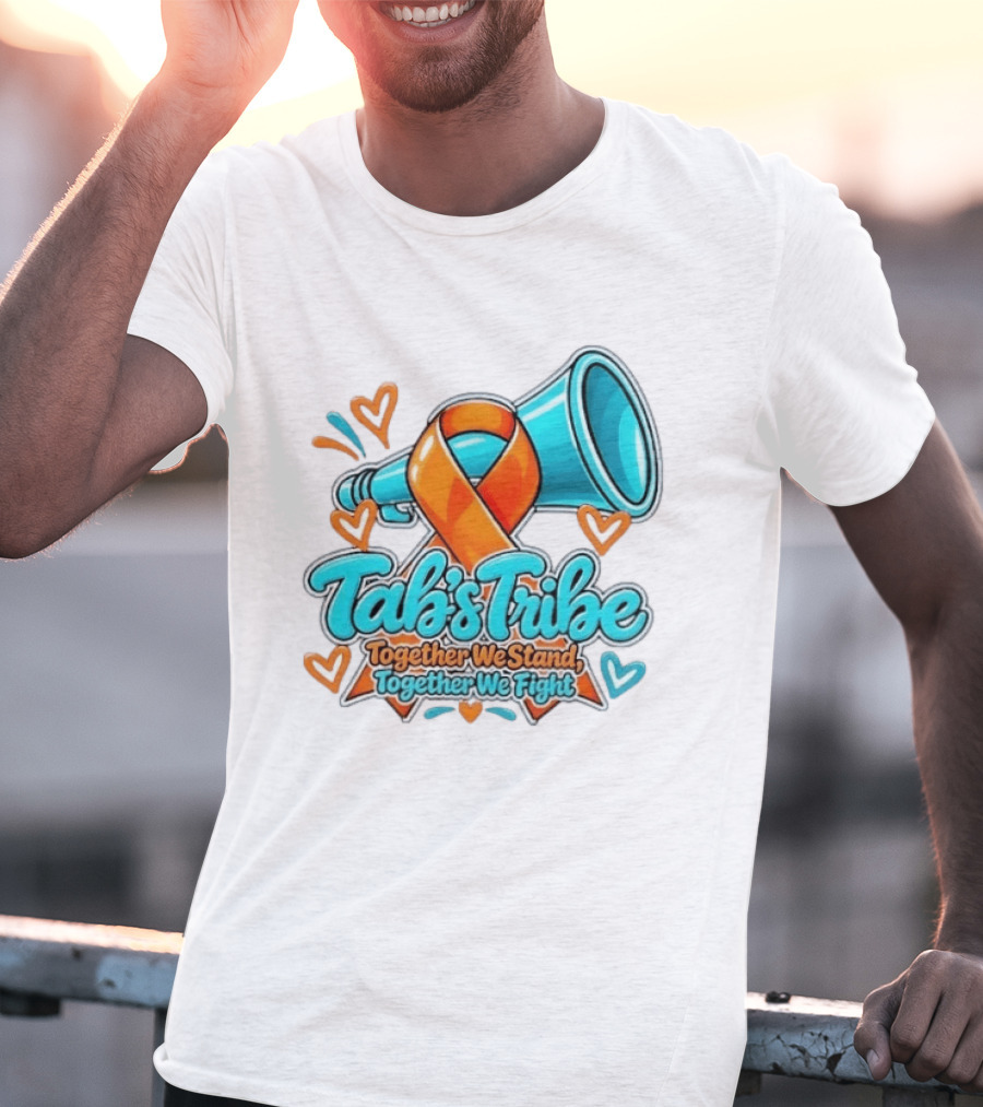 Tab's Tribe Orange Ribbon Together We Stand Fight T-Shirt