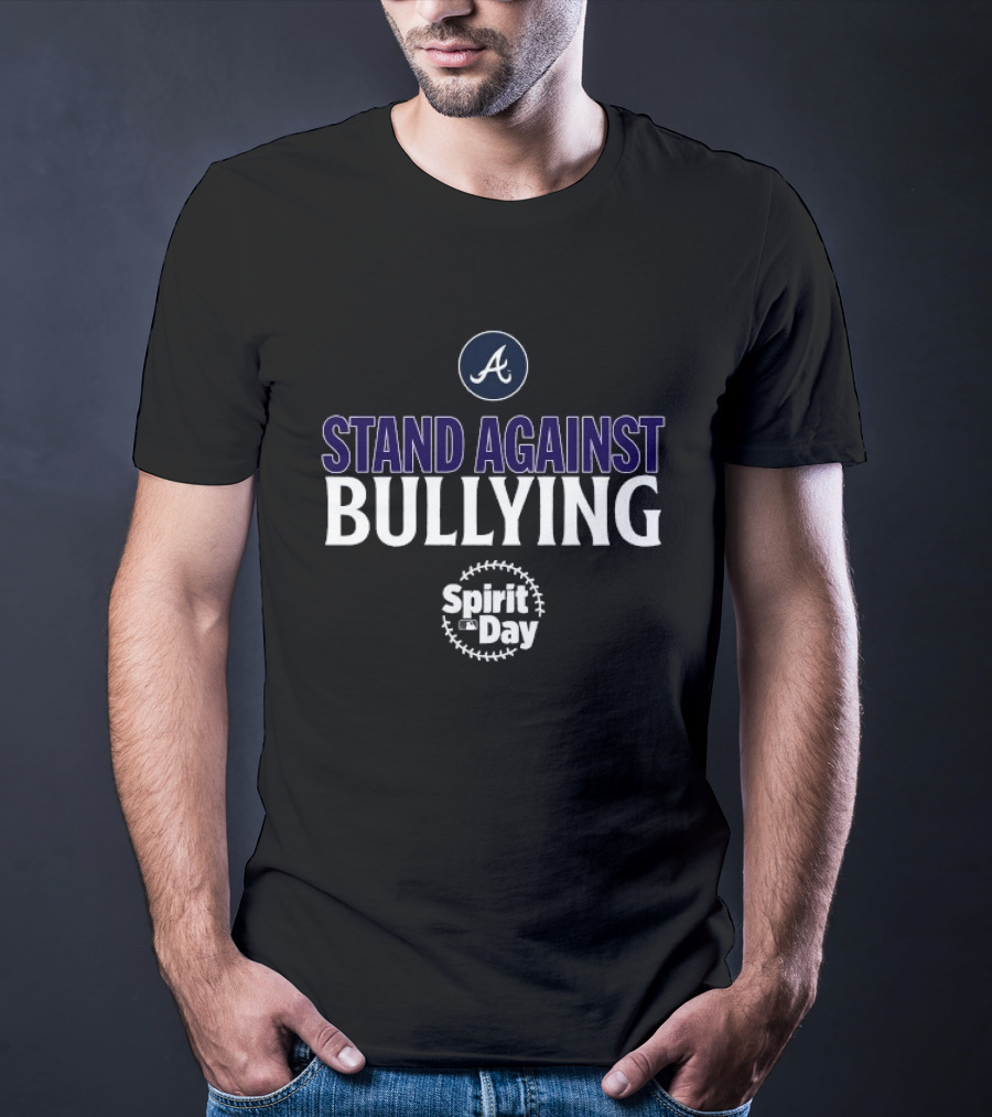 Atlanta Braves A Stand Against Bullying MLB Spirit Day T-Shirt