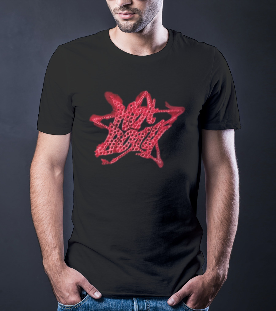 Ayra Starr Red Star Pattern Hot Body T-Shirt