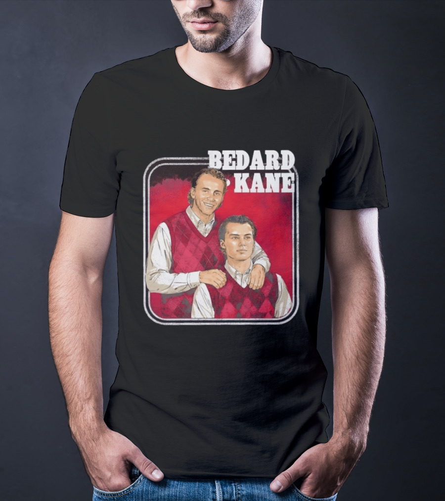 Connor Bedard Patrick Kane Chicago Step Brothers Hockey T-Shirt