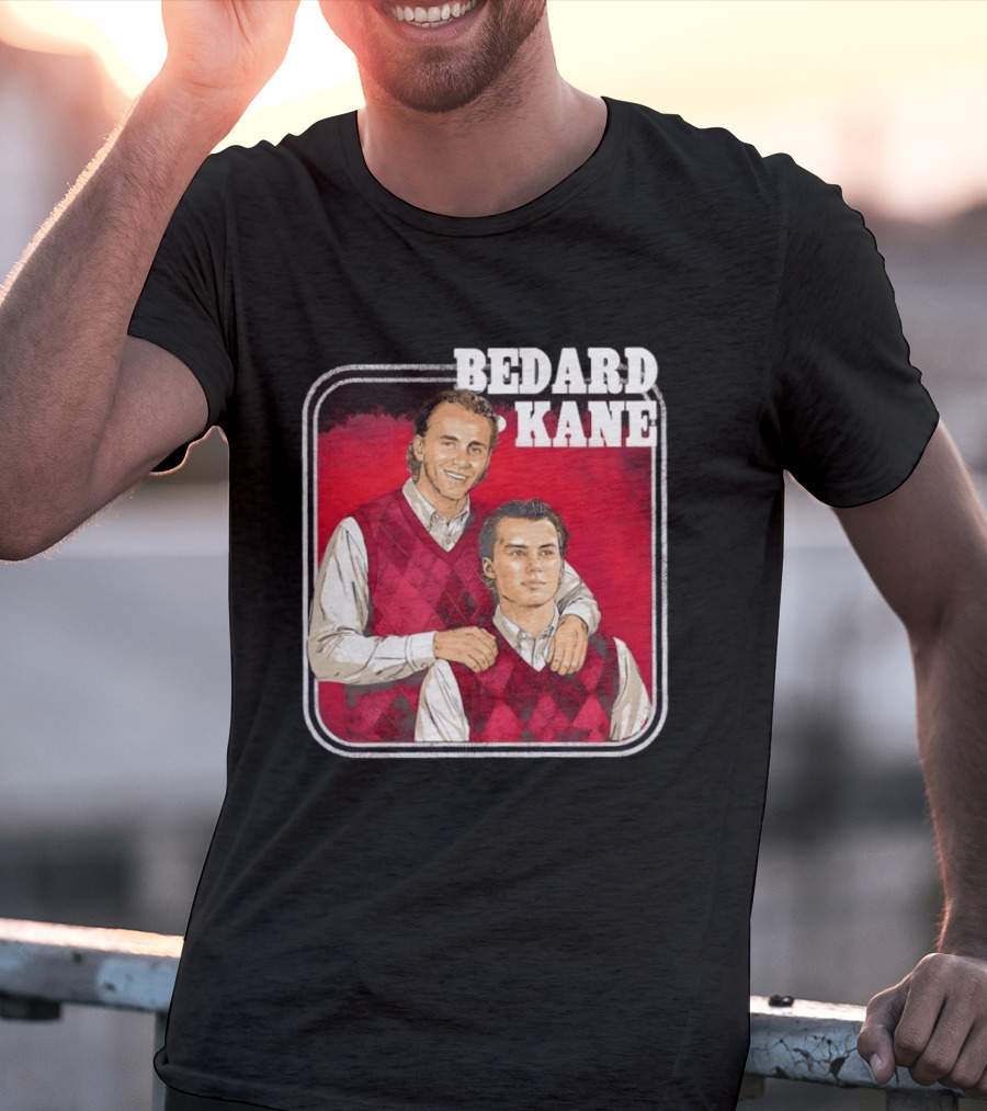 Connor Bedard Patrick Kane Chicago Step Brothers Hockey T-Shirt