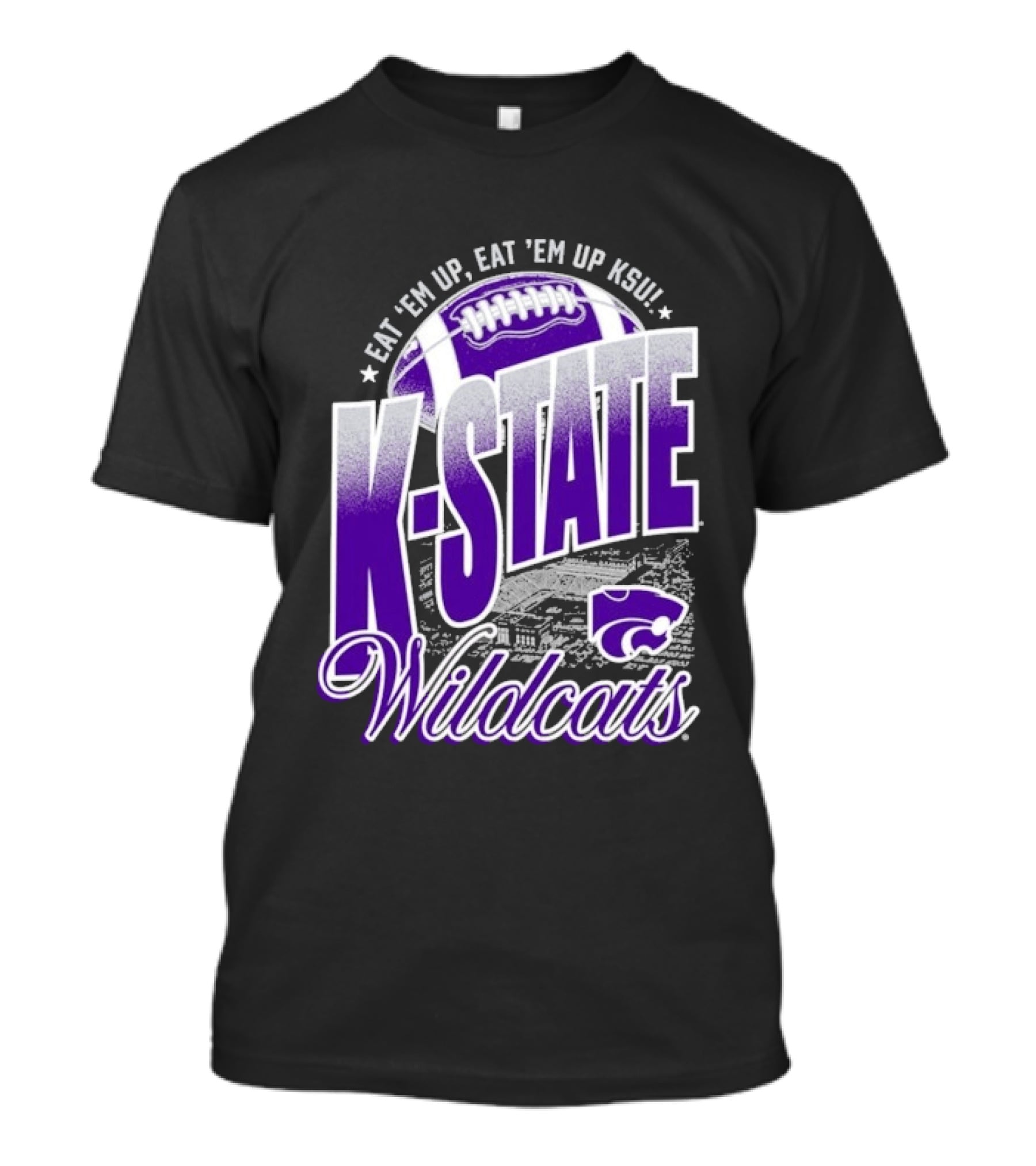 K State Wildcats Football Eat 'Em Up KSU T-Shirt