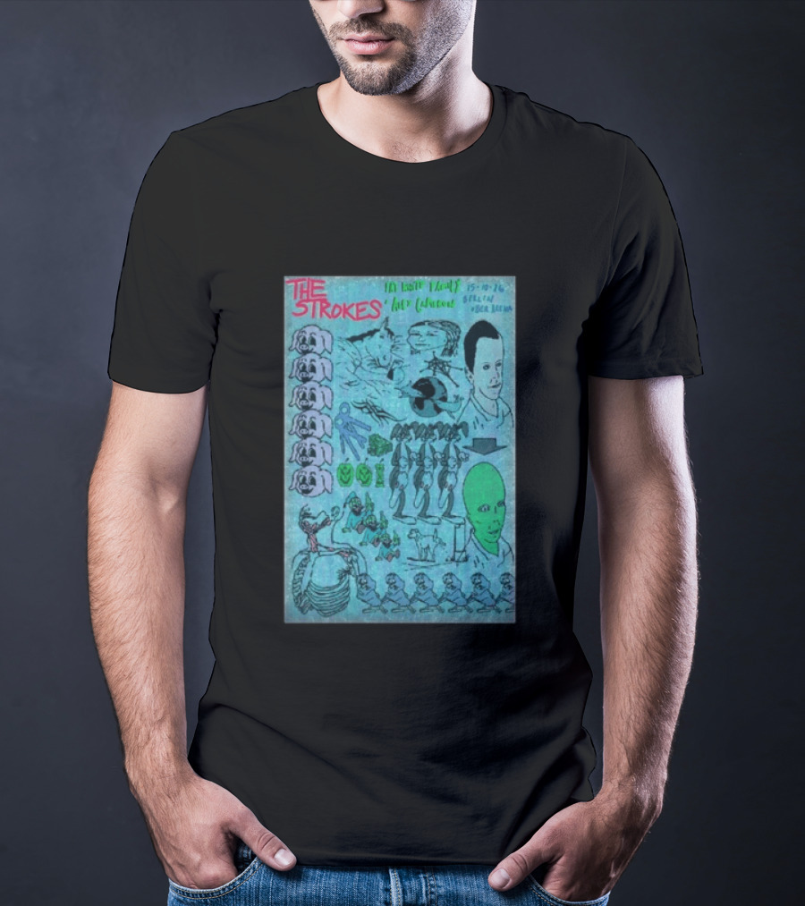 The Strokes Uber Arena Berlin Germany October 15 2026 T-Shirt