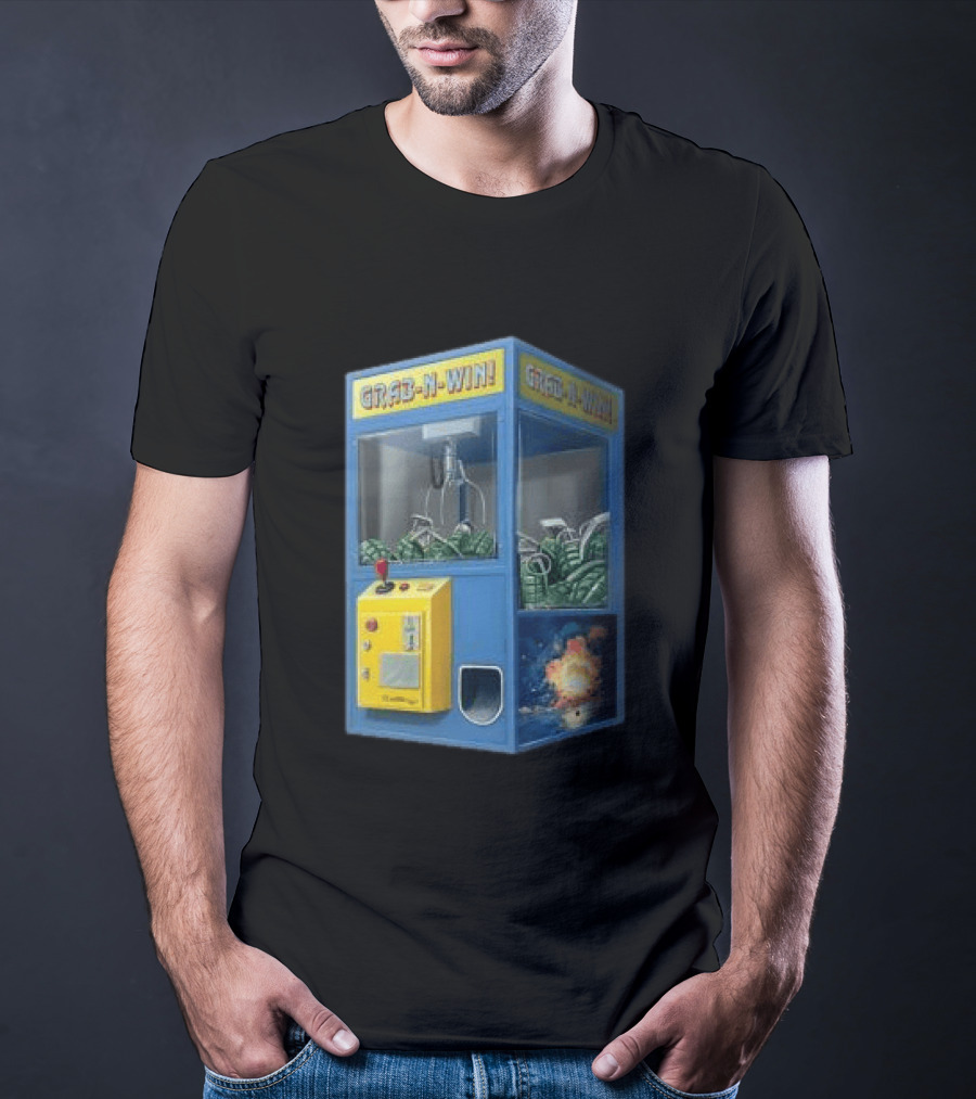 The Wynwood Walls Store Grab N Win Leon Keer Claw Machine Explosion T-Shirt