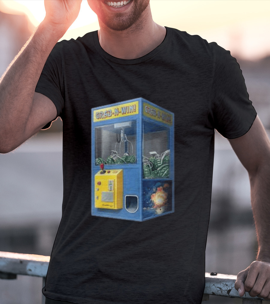 The Wynwood Walls Store Grab N Win Leon Keer Claw Machine Explosion T-Shirt