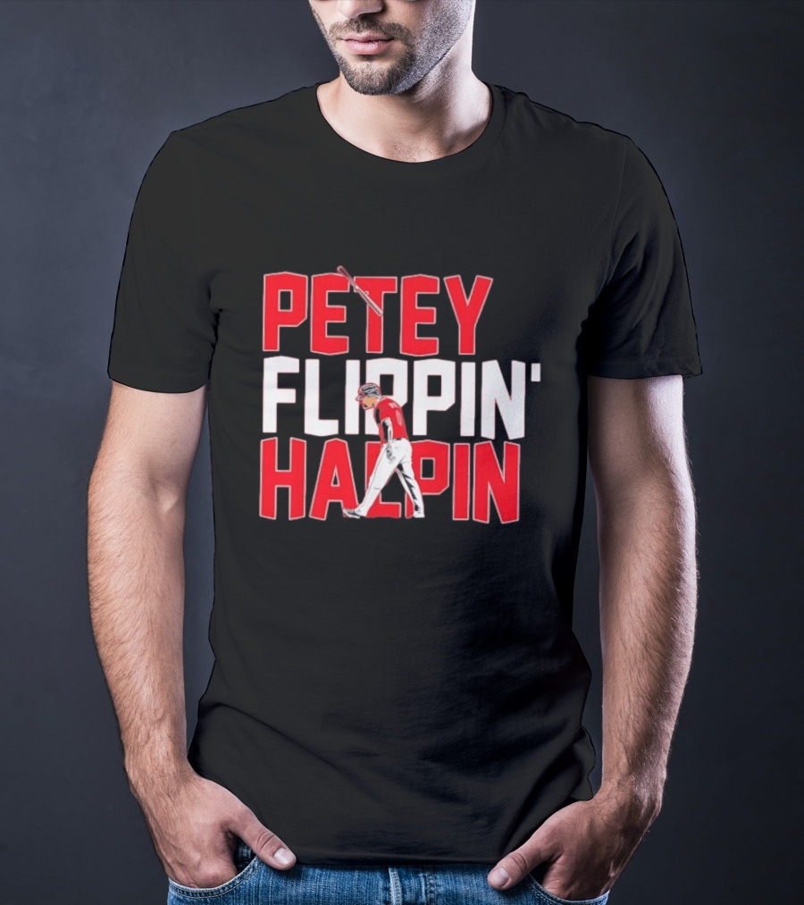 Petey Flippin' Halpin Baseball Cleveland Guardians T-Shirt