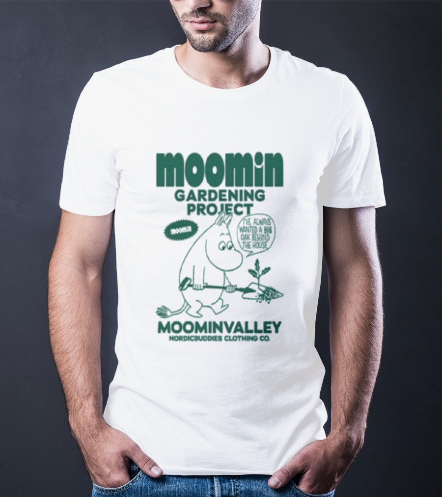 Moomin Gardening Project Moominvalley Backstage Rock T-Shirt