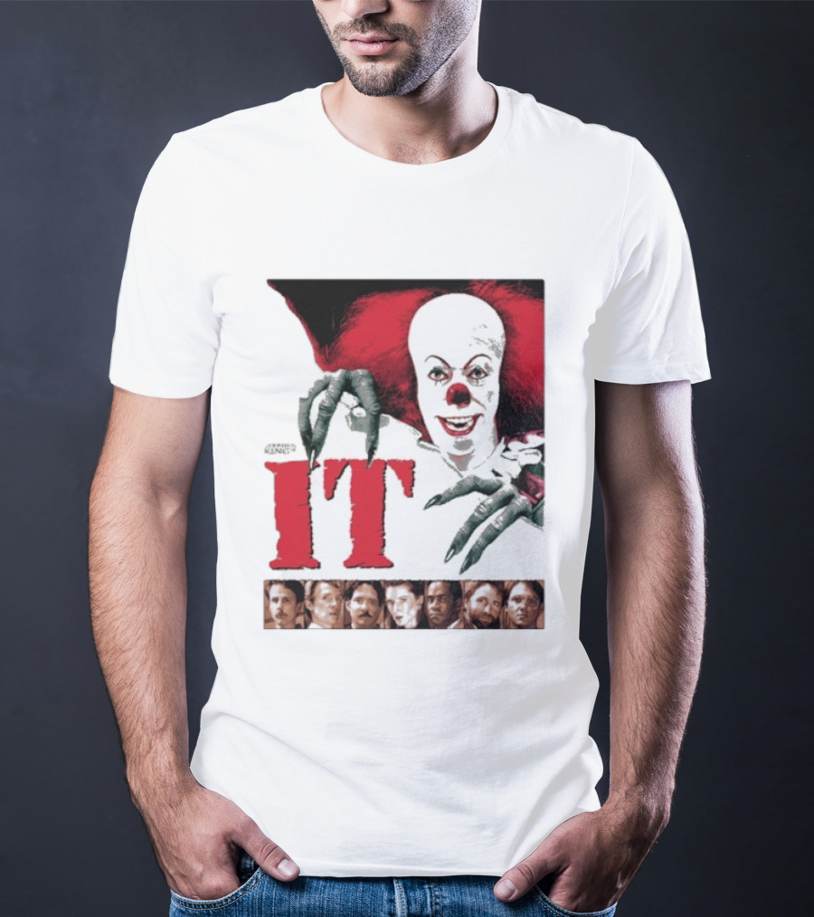 IT Eternal Grin Pennywise Creepy Clown Horror Movie T-Shirt