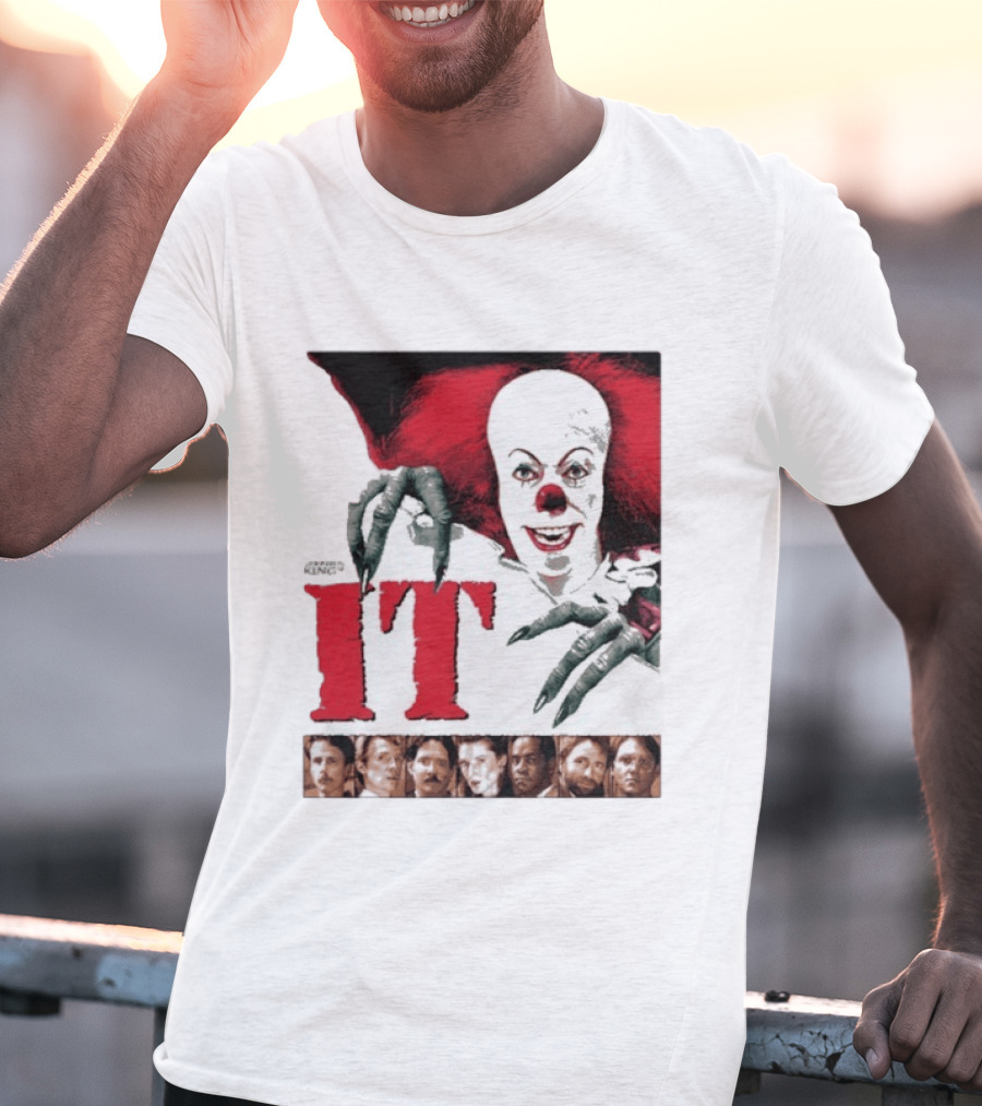 IT Eternal Grin Pennywise Creepy Clown Horror Movie T-Shirt