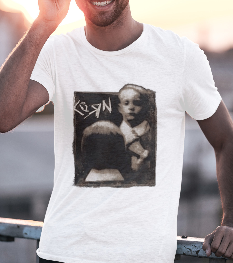 Korn Life Is Peachy 30th Anniversary Mirror Album Cover T-Shirt