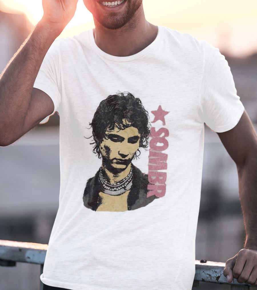 Sombr Store 2026 You Are The Reason Dateback Tour Star T-Shirt