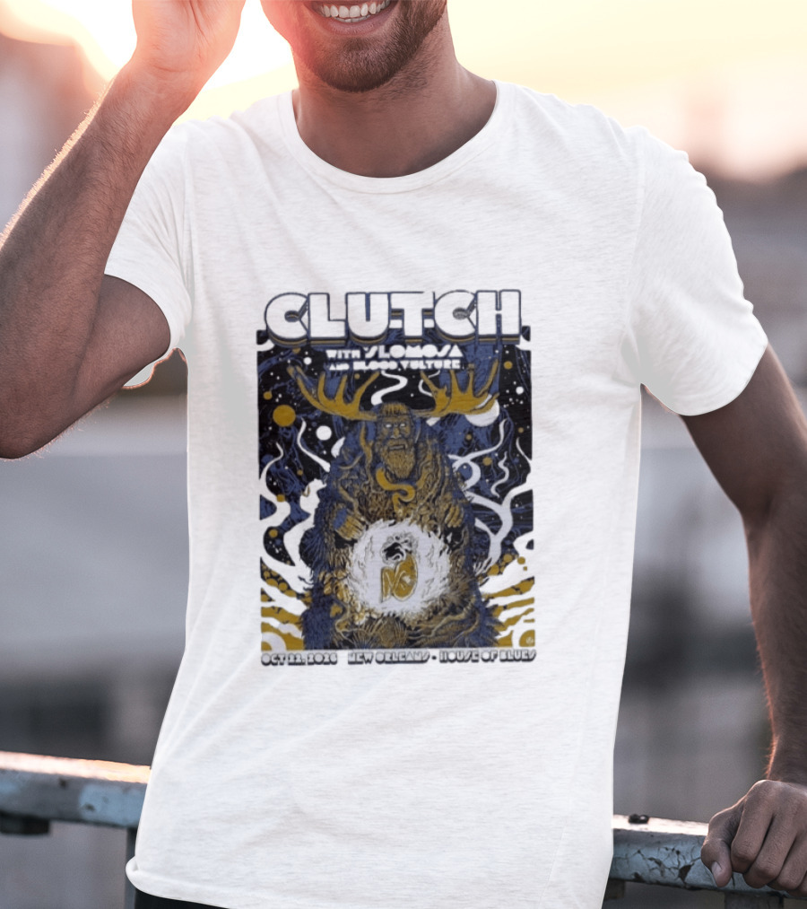 Clutch The Lobo Event New Orleans House Of Blues October 2026 T-Shirt