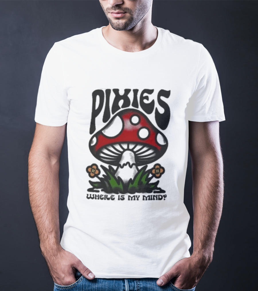 Pixies Where Is My Mind Mushroom T-Shirt